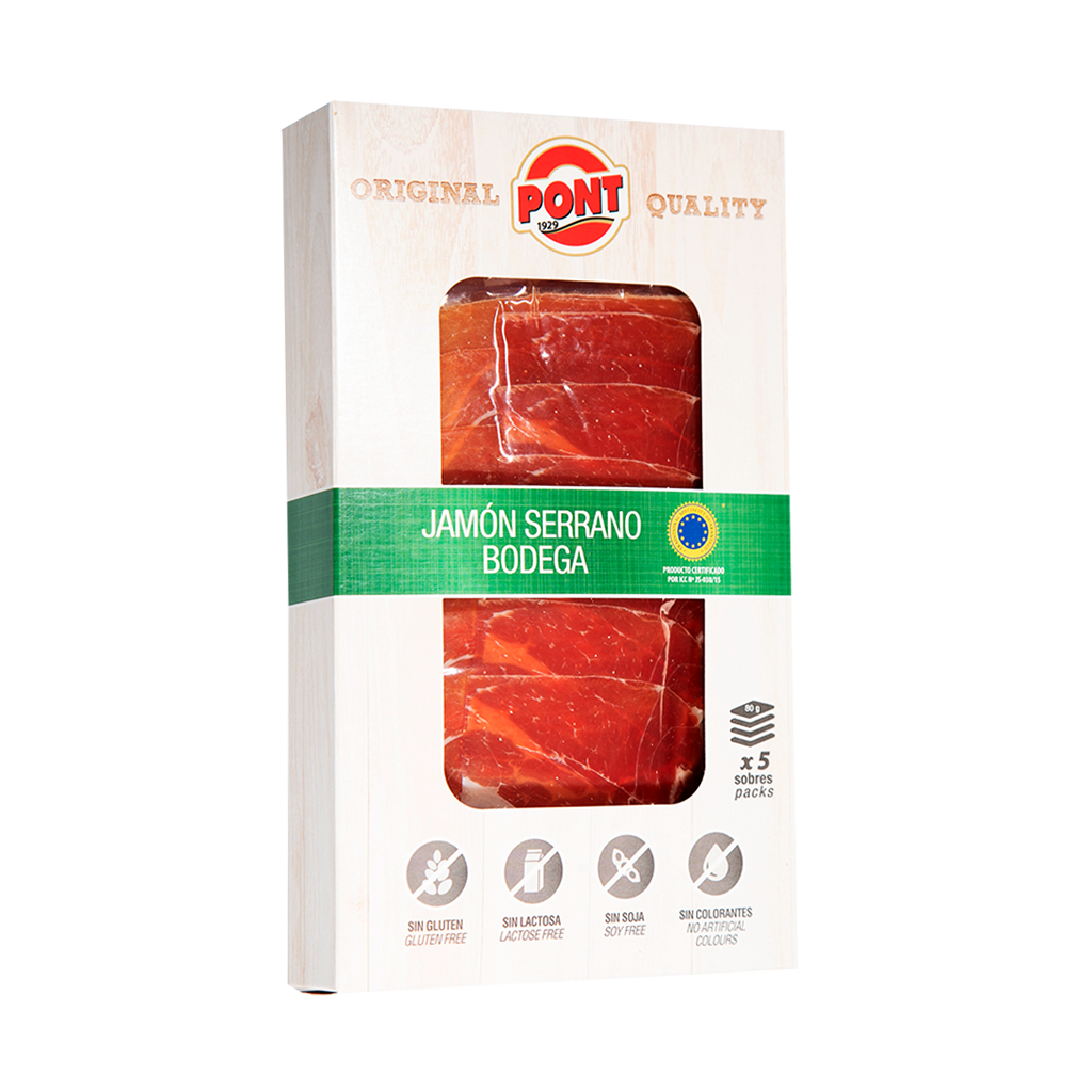 Jamón Serrano Bodega (5x80g) 