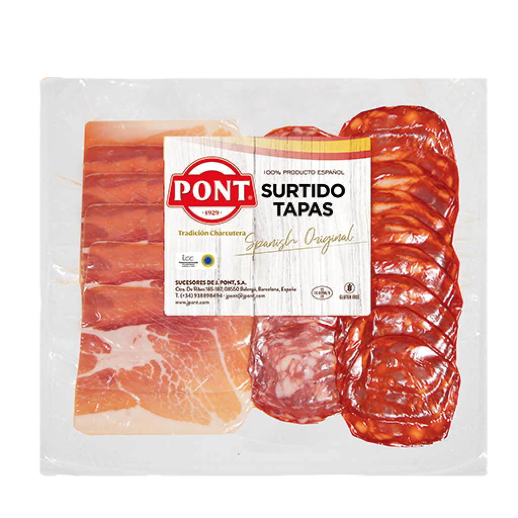 Surtido Tapas 150gr. Jamón + Chorizo + Salchicón