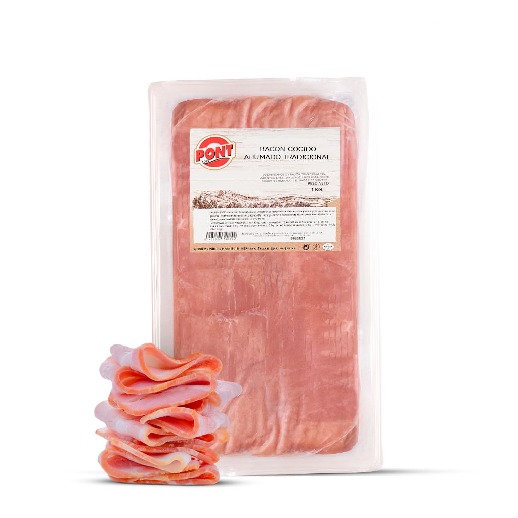 Bacon Ahumado Trad.  1 Kg.