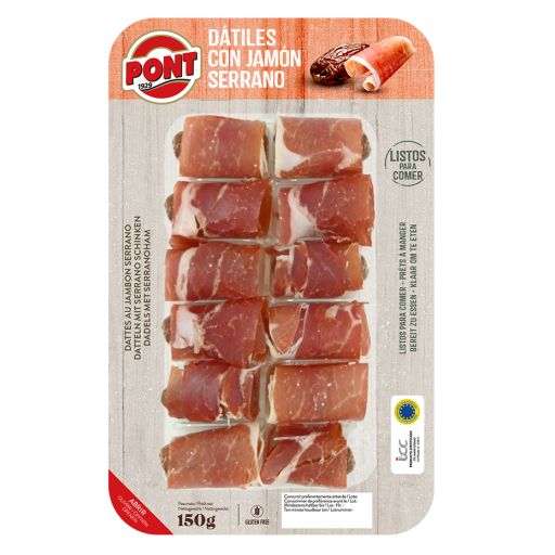  Dattes Enroulées De Jambon Serrano (150g.)