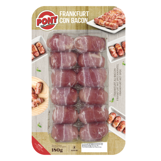 Franfurther Wrapped In Bacon 180 G. 