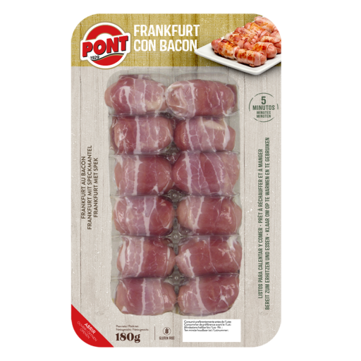 Saucisses Cocktail Enroulés De Bacon (180g.)