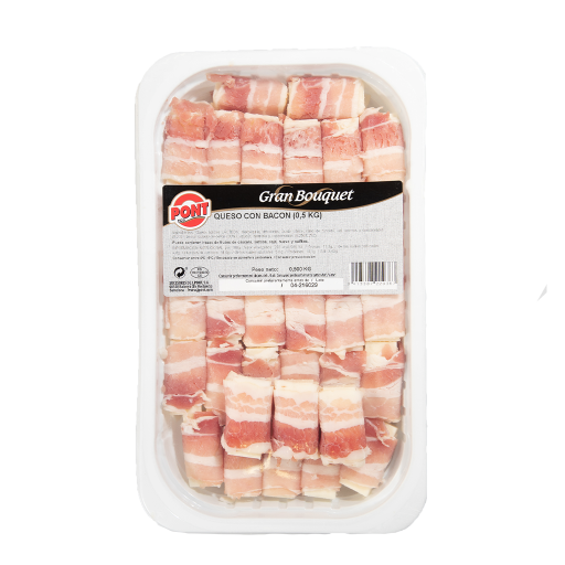 Cheese Wrapped In Bacon 500 G. 
